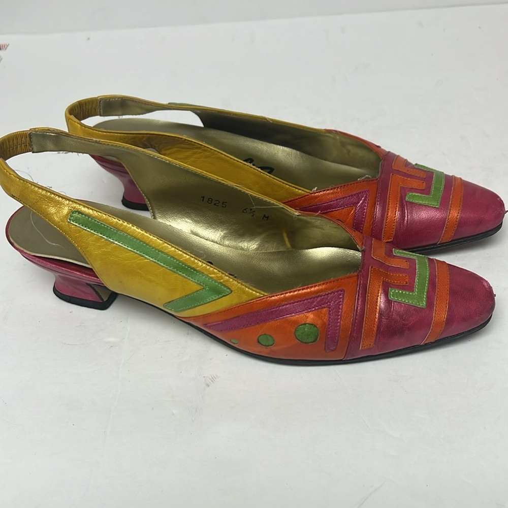 Vintage Margaret J. Mod Style Shoes size 6.5 - Picture 2 of 9